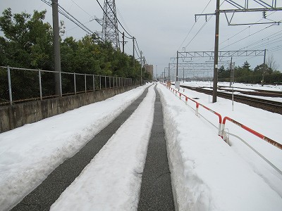 富山駅側へ