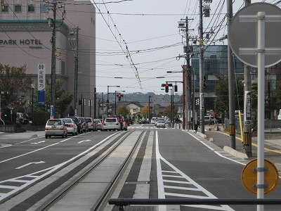 富山駅北方面